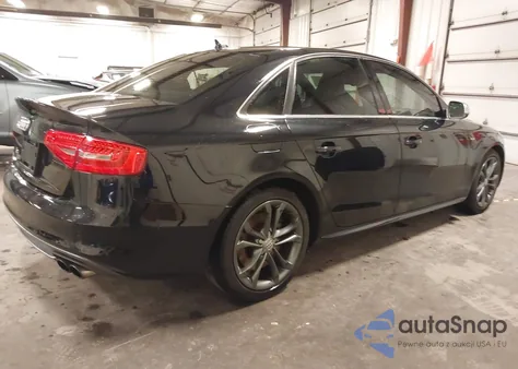 2013 Audi S4 3.0T Premium Plus z USA, uszkodzony, nr VIN WAUBGAFL0DA159478